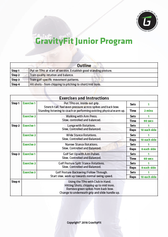 Junior Golf Program